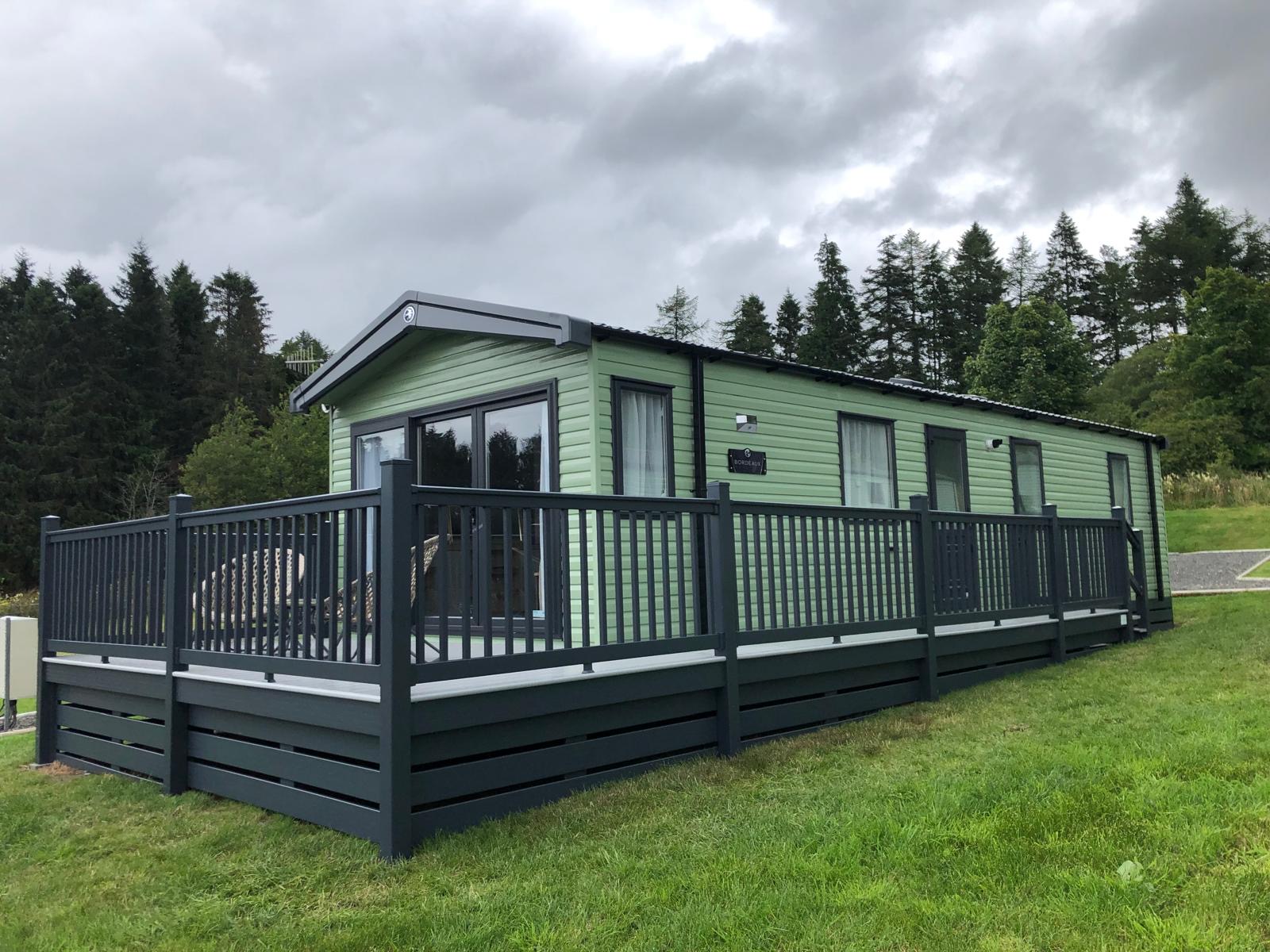Holiday lodge park at Golden Sands Holiday Park Northumberland