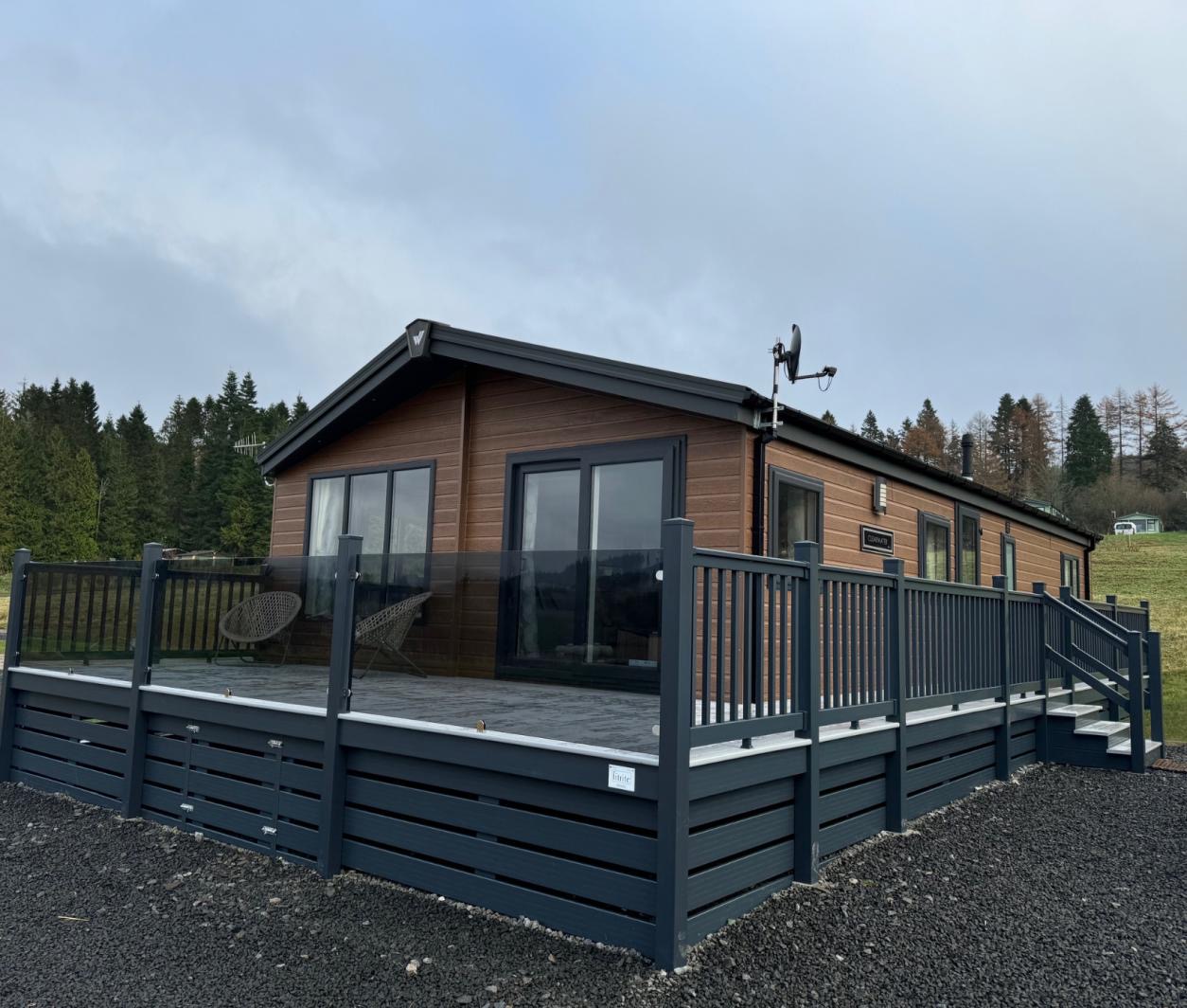 Holiday lodge park at Golden Sands Holiday Park Northumberland