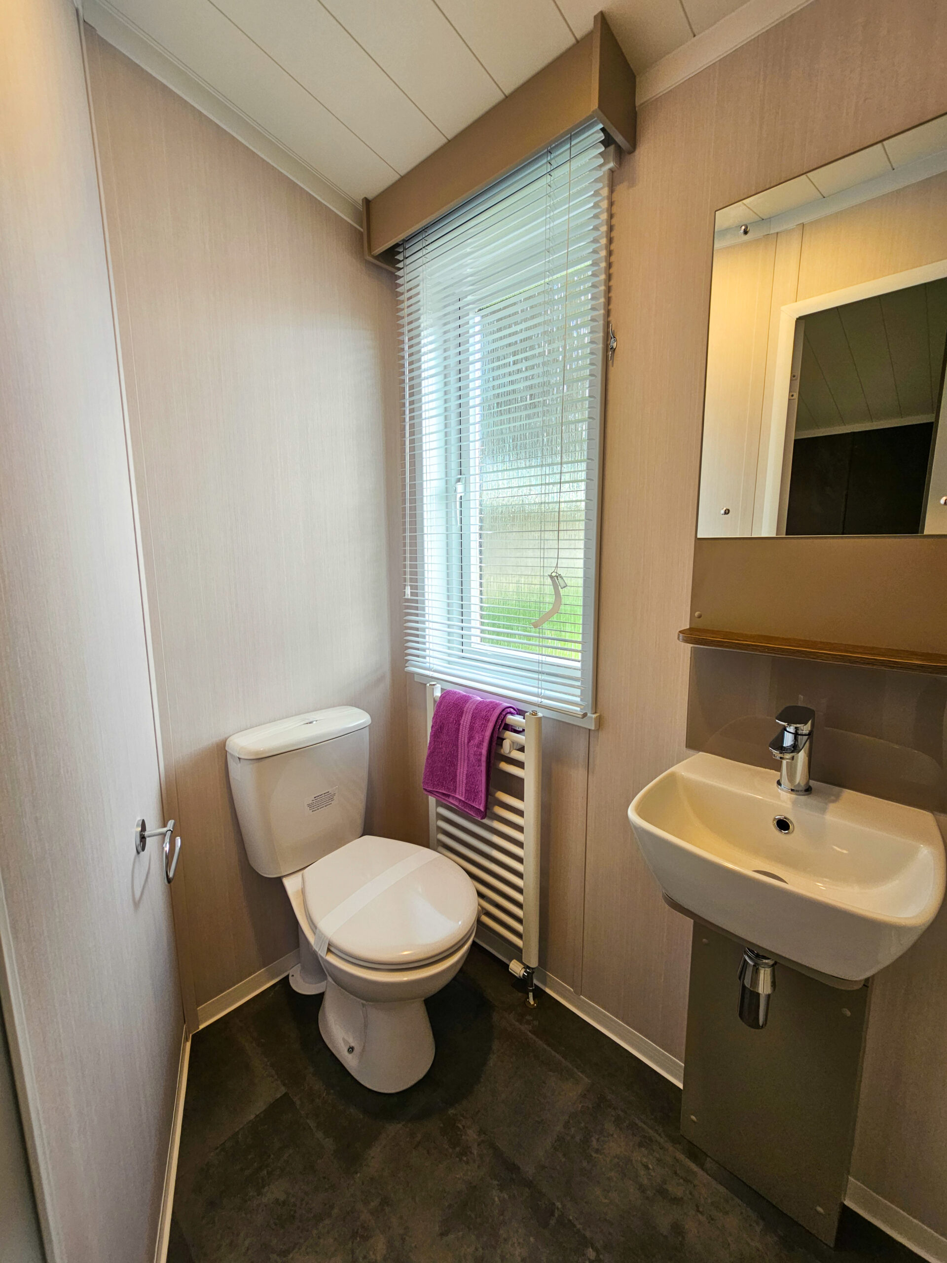 Holiday lodge park at Newbridge Country Park