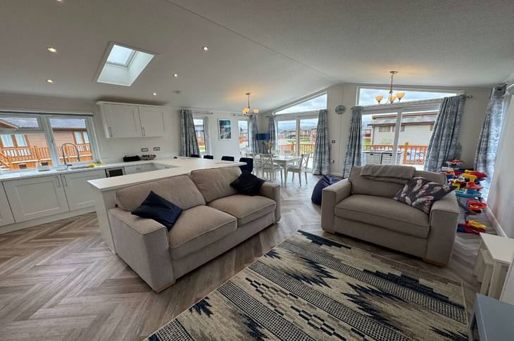 Holiday lodge at Searles Leisure Resort