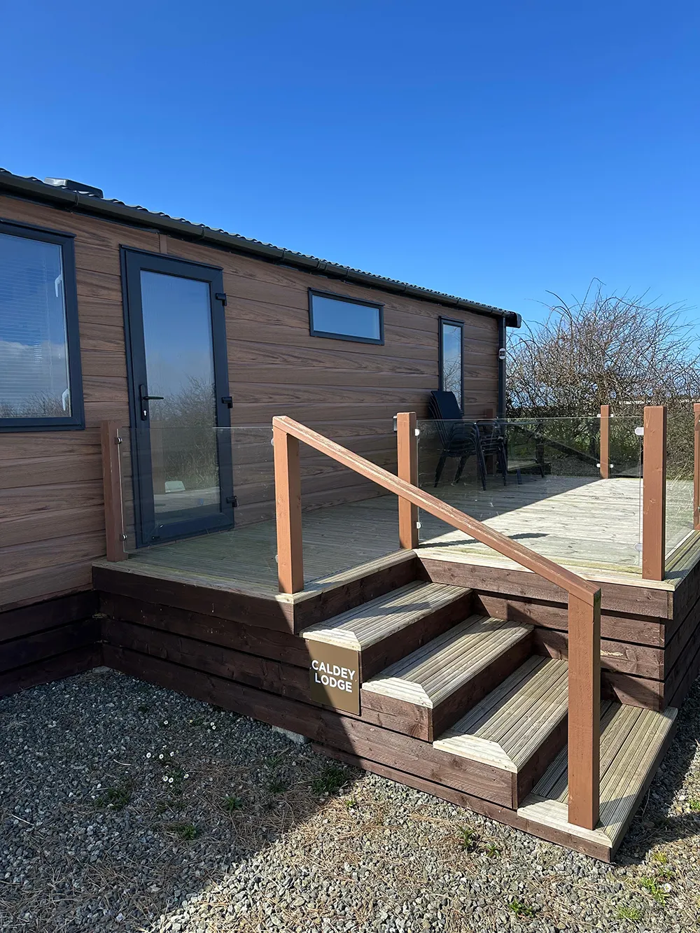 Holiday lodge at Little Haven Retreat