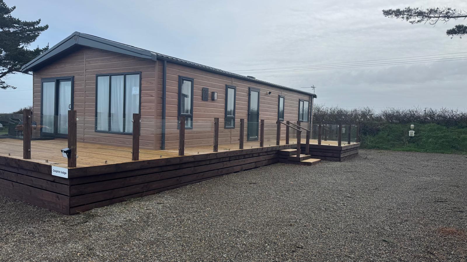Holiday lodge at Little Haven Retreat