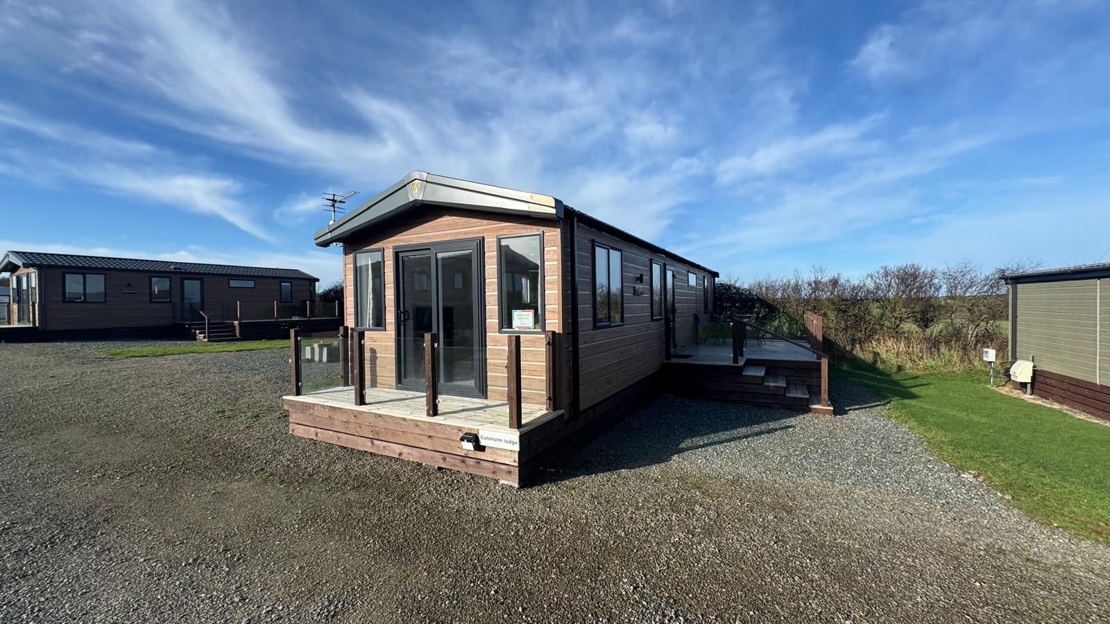 Holiday lodge at Little Haven Retreat