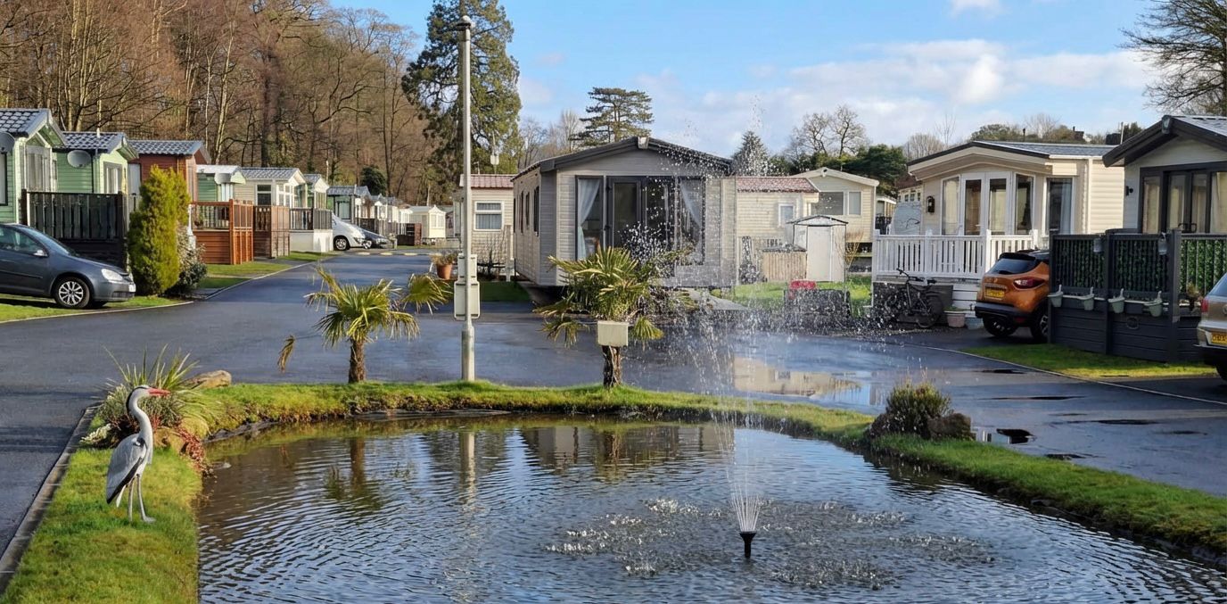 Holiday lodge at Crook O Lune Holiday Park