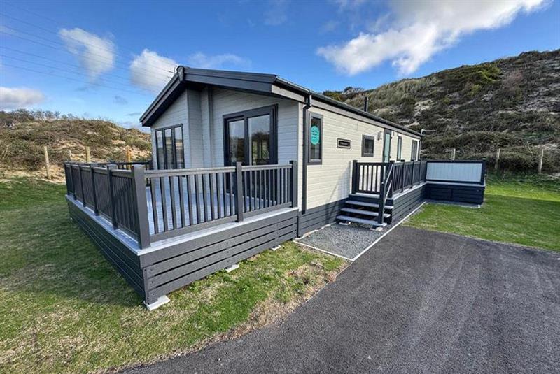 Holiday lodge park at St Ives Bay