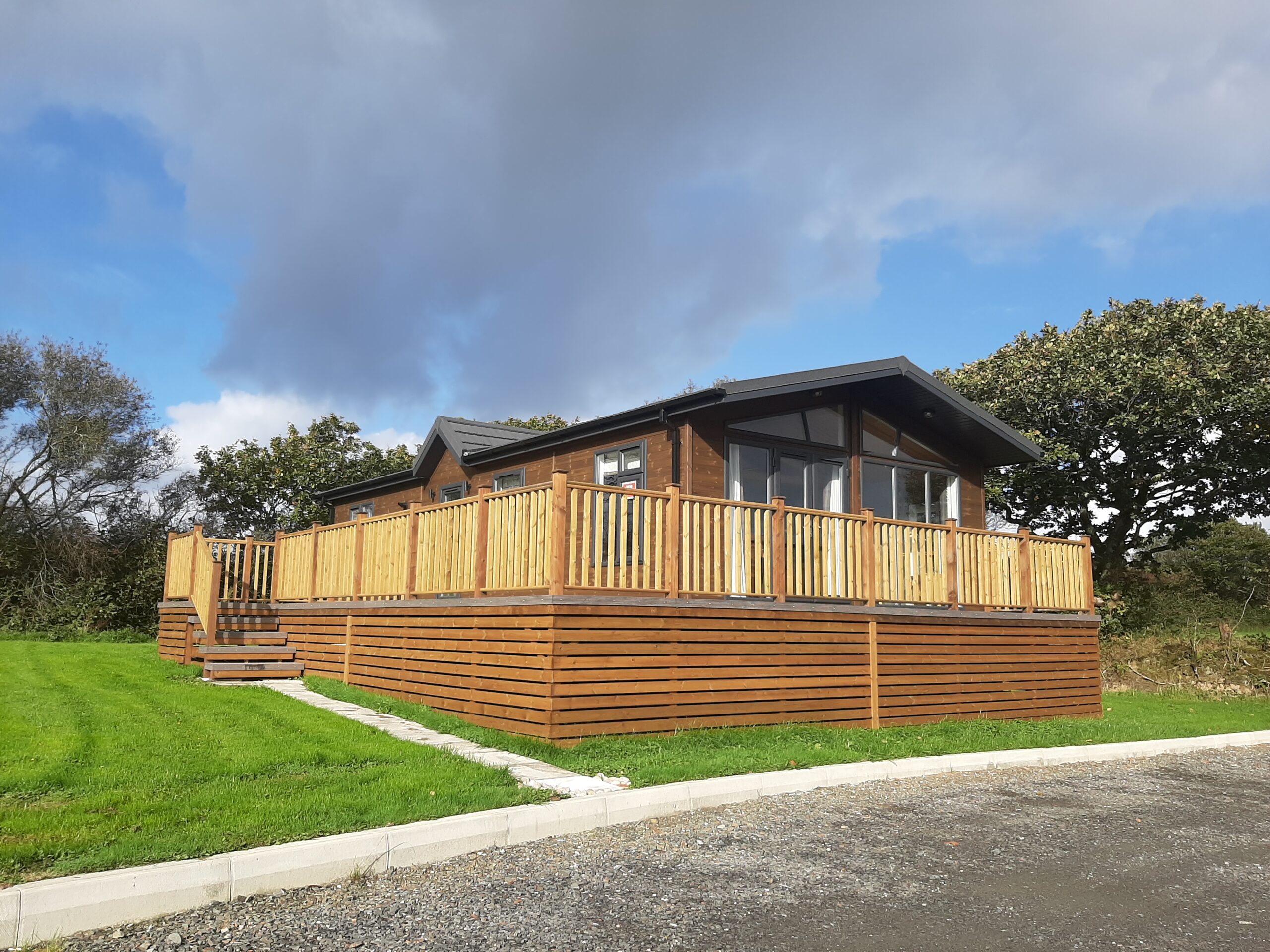 Holiday lodge park at Cornwall Holiday Lodges