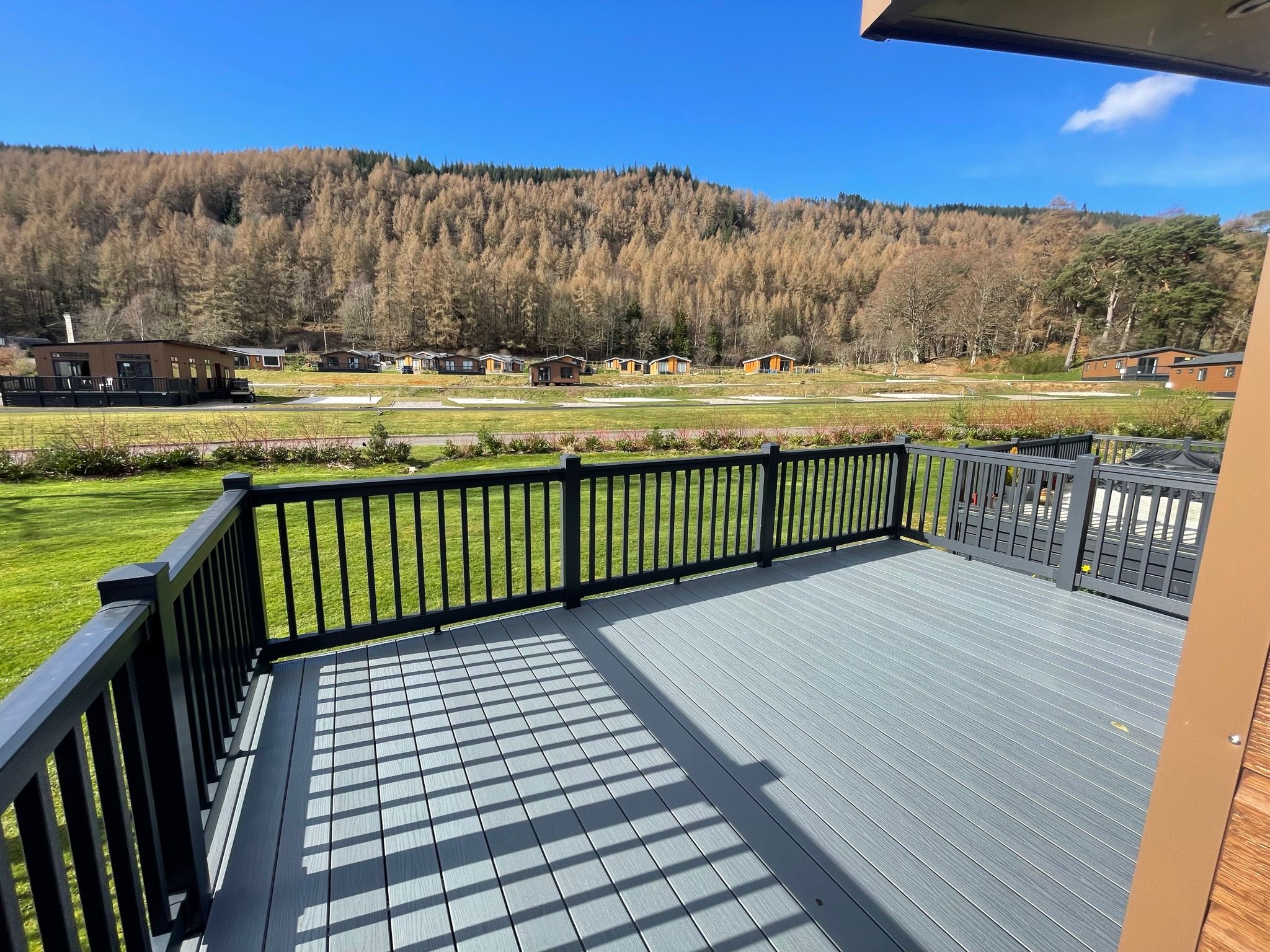 Holiday lodge park at Moffat Manor