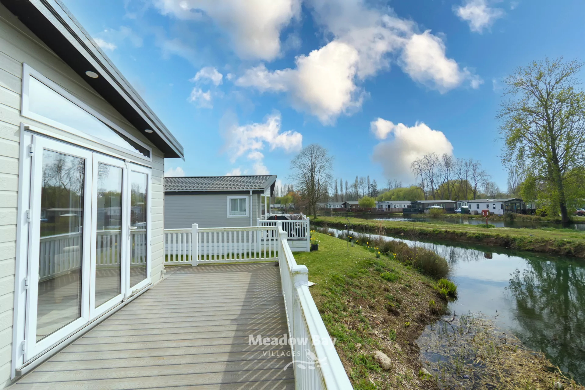 Holiday lodge park at Northamptonshire