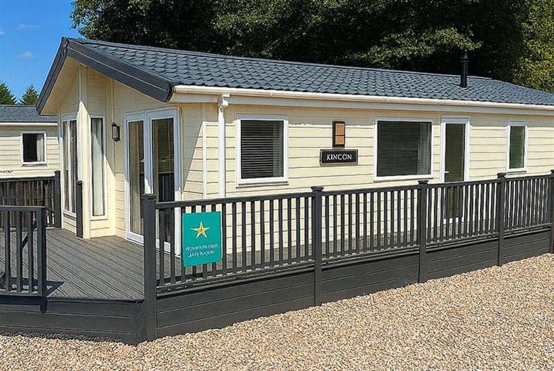 Holiday lodge park at Glendevon Country Park