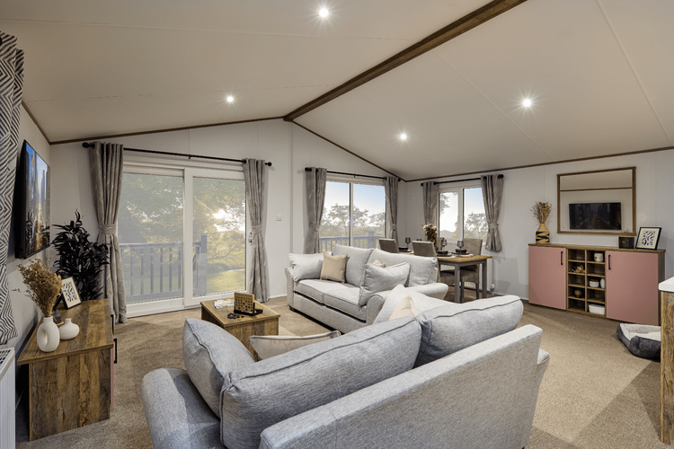 Holiday lodge room at Moffat Manor