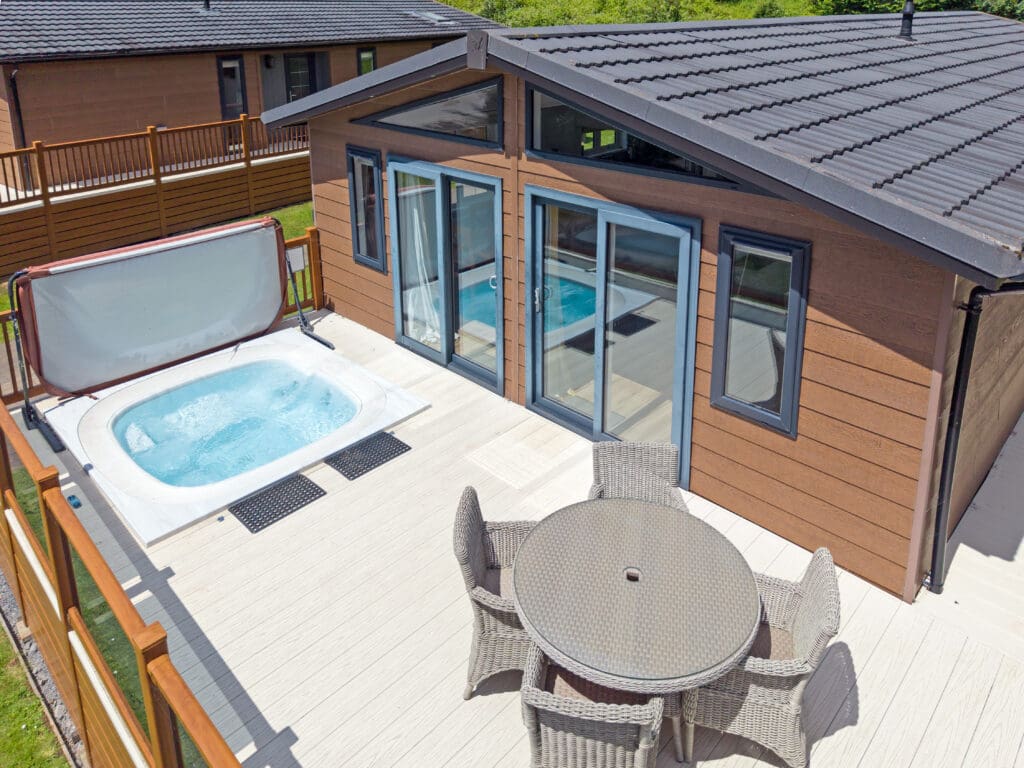 Forest lodge interior - holiday lodges for sale in Somerset