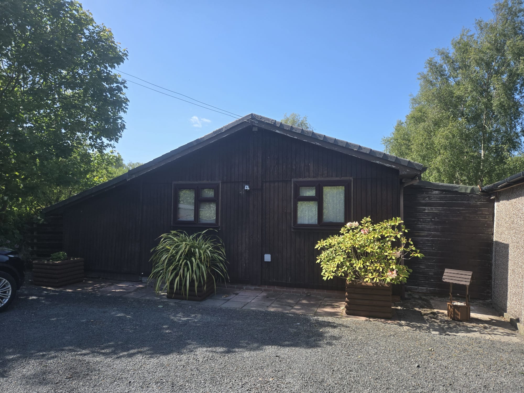 Holiday lodge park at Tal Y Fan Holiday Park