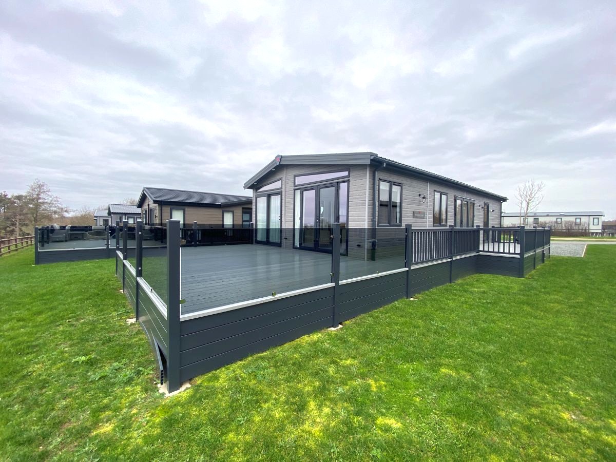 Holiday lodge at Bredon View Holiday Park