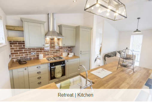 Holiday lodge at Whitehill Country Park
