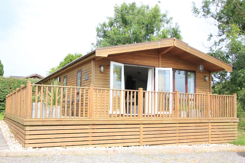 Holiday lodge at Bude