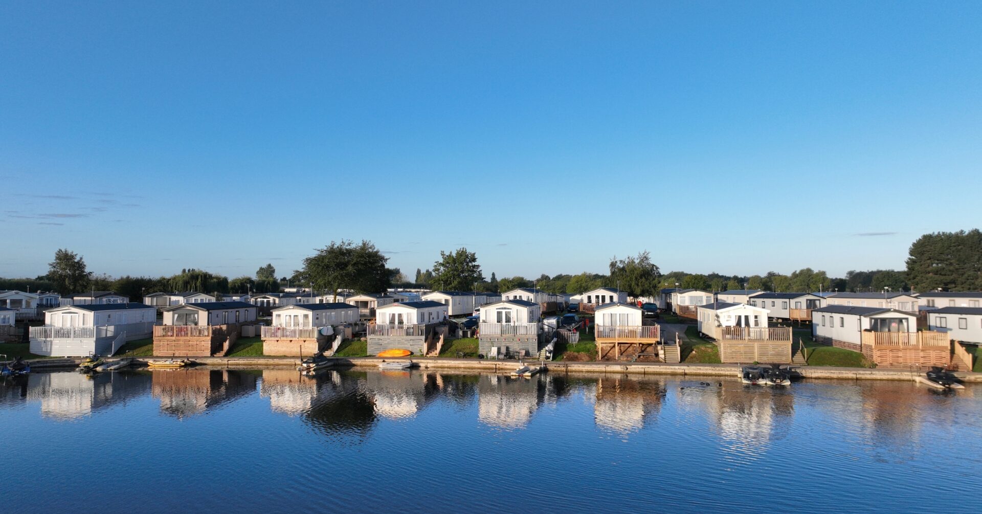 Holiday lodges for sale at an East Midlands holiday park