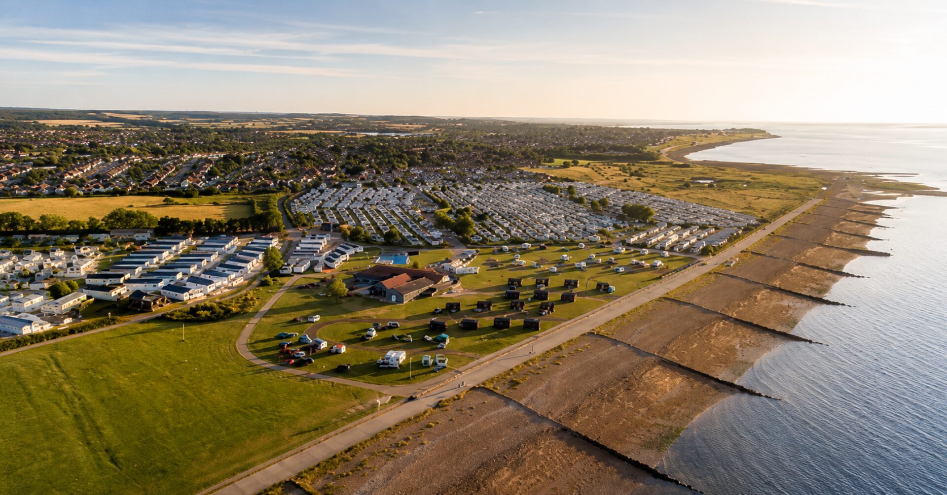 South East England holiday park with static caravans for sale