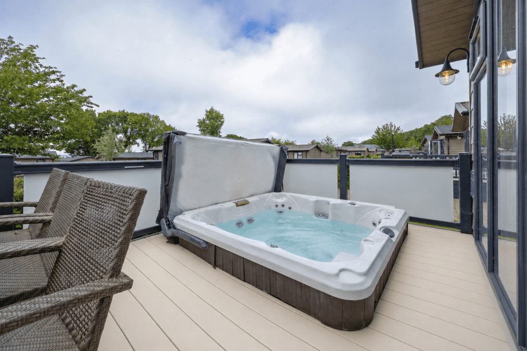 custom holiday lodge open plan interior - holiday lodges for sale in Lyme Regis