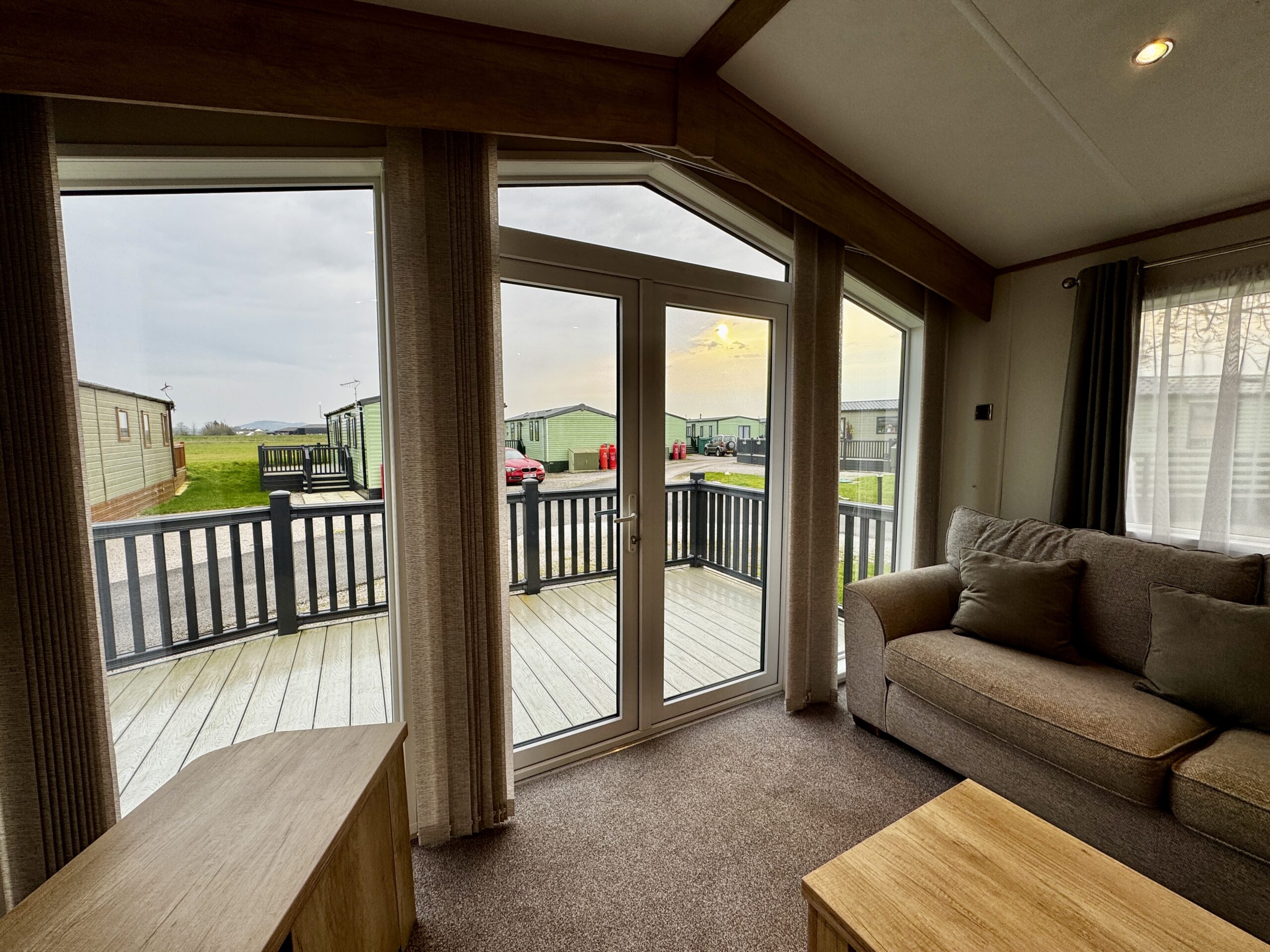 holiday lodge kitchen and diner - holiday lodges for sale in Cumbria